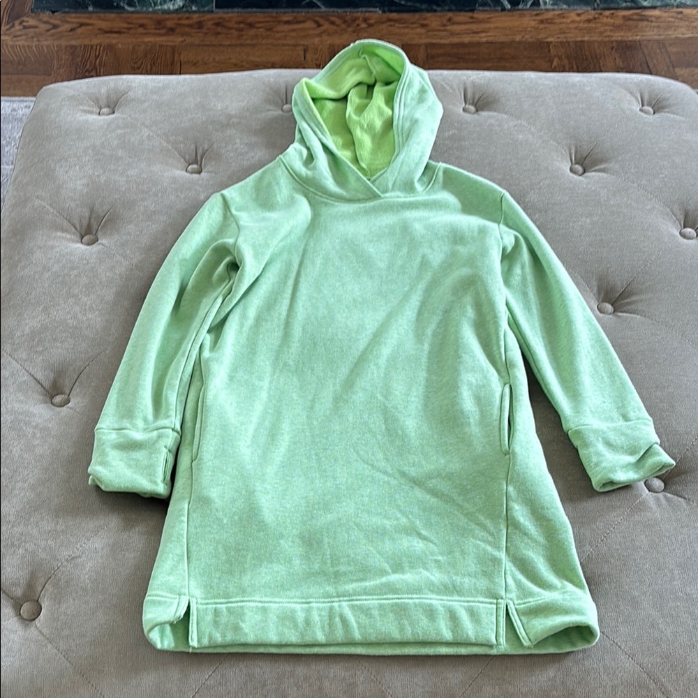 Lime Green Hoodie Dress
